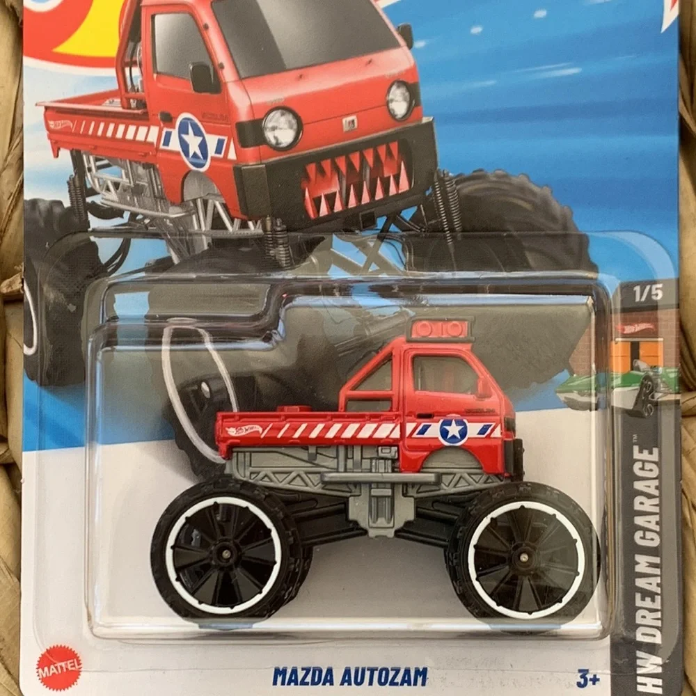 Hot Wheels Mazda Autozam Monster Truck Red Hotwheels Mattel Texas Toot New 2025